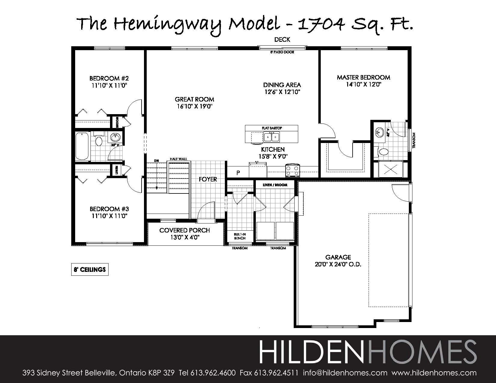 HEMINGWAY 1704 PLAN Hilden Homes